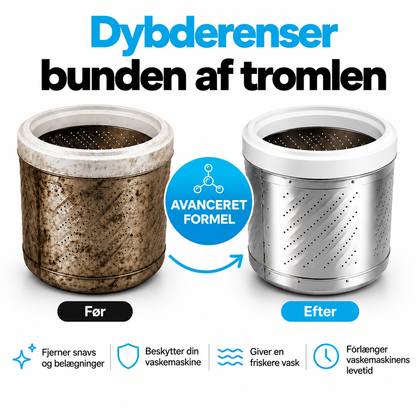 Dybderensningstabletter til vaskemaskine – 12 stk